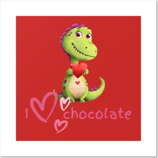 Choco-Roar! A Dino's Sweetheart Surprise Posters and Art